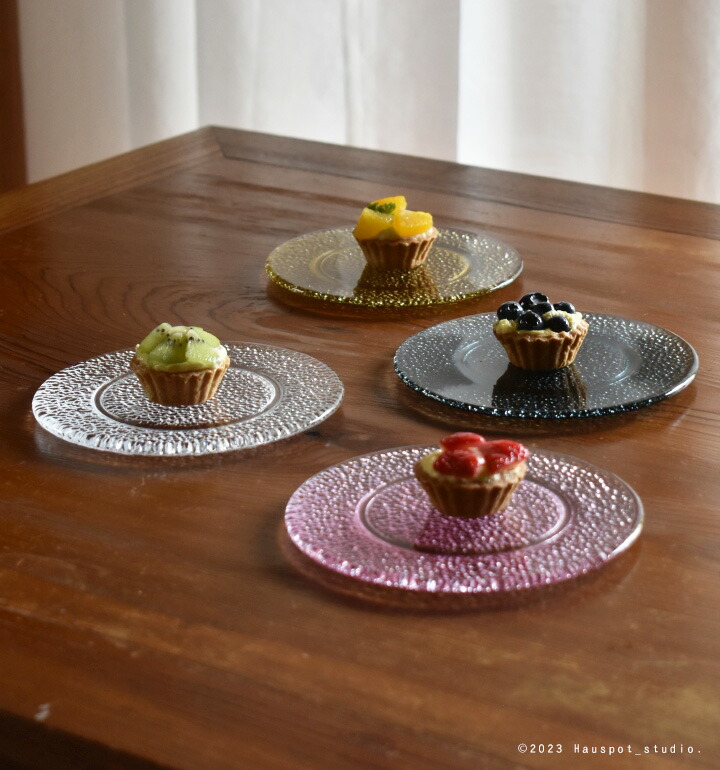 楽天市場】プレート 皿 ガラスプレート 小皿 kisala キサラ 直径(約