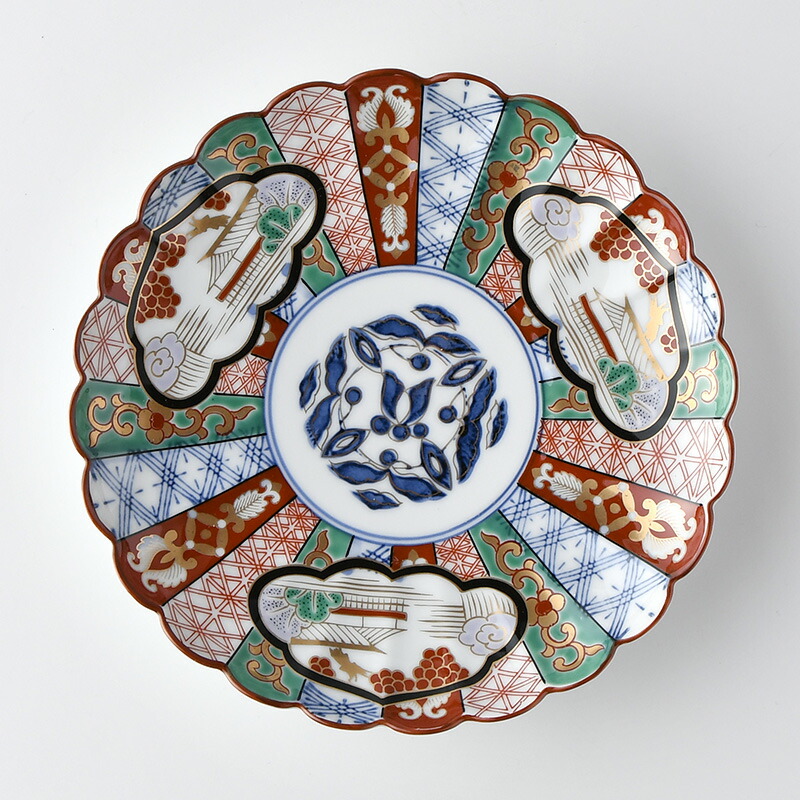 楽天市場】三方割元禄 地紋 和皿 波佐見焼き 石丸陶芸 林九郎窯