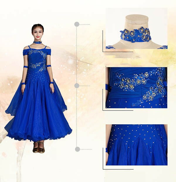 楽天市場】社交ダンスドレス フロート 上品 レディース ダンス衣装