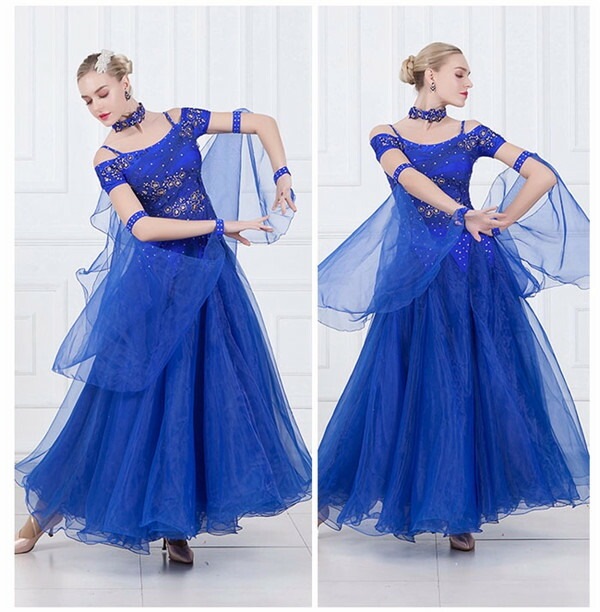 楽天市場】社交ダンスドレス フロート 上品 社交ダンス 衣装 ドレス