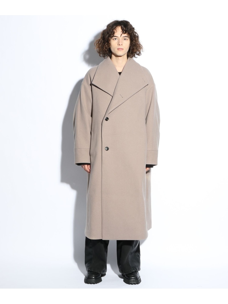 楽天市場】【SALE／50%OFF】ウーリーテックBIGカラーオーバーコート