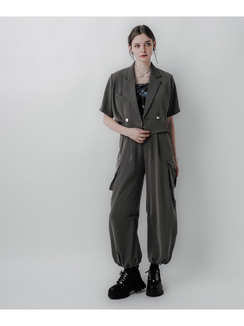 楽天市場】2WAYトロミワイドカーゴパンツ HARE ハレ パンツ その他の