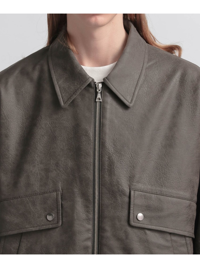 楽天市場】(M)STレザーA2ブルゾン HARE ハレ ジャケット・アウター