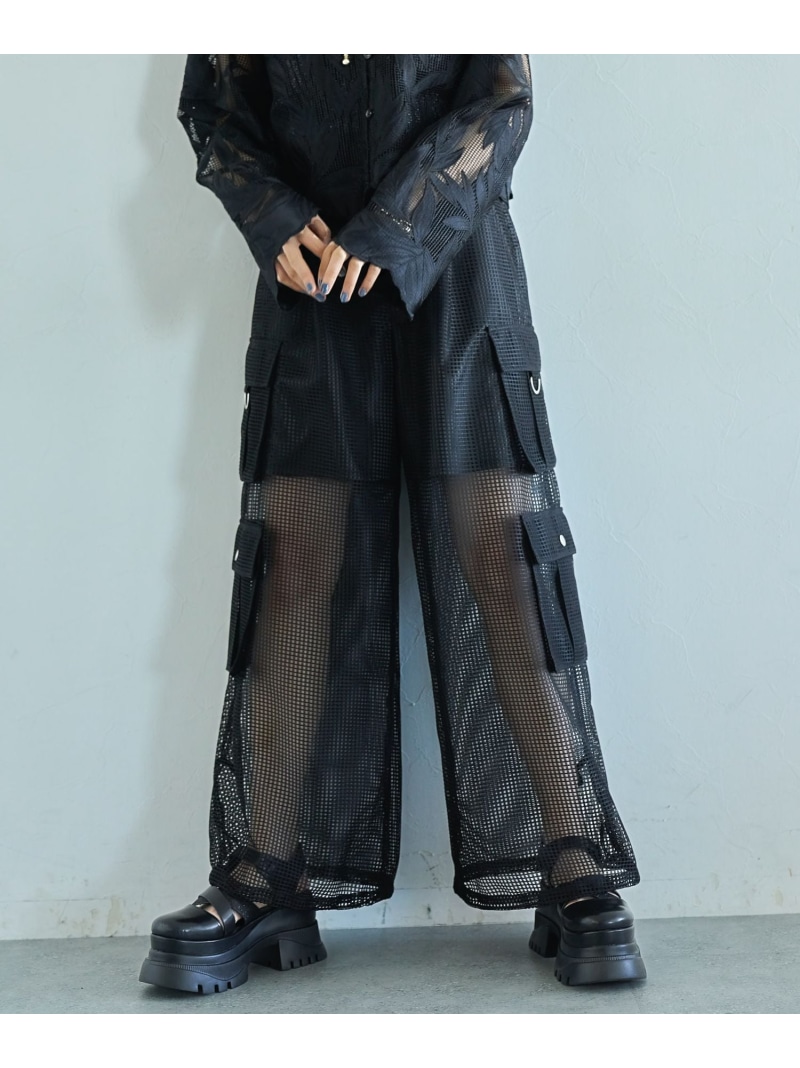 楽天市場】【LADIES】2WAYメッシュダブルポケットカーゴパンツ HARE