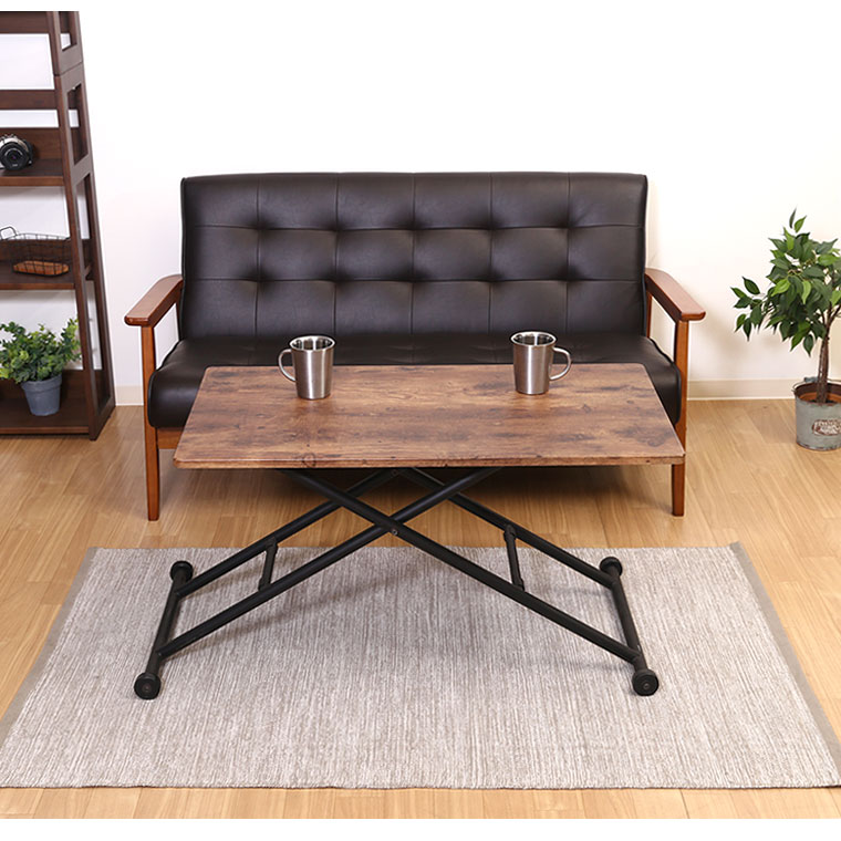 楽天市場】テーブル 昇降式 昇降テーブル ガス圧昇降式テーブル 幅90cm