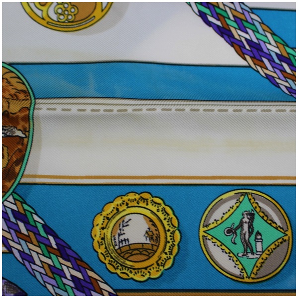 楽天市場】エルメス シルク スカーフ カレ90 Pelile main お針子さん