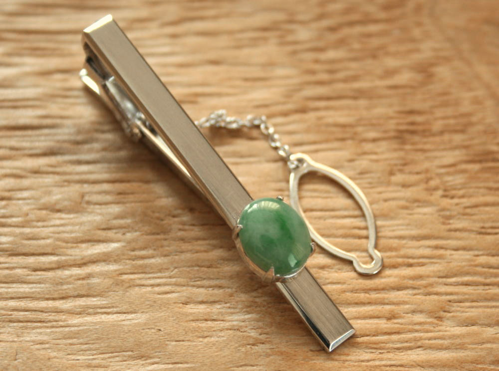 楽天市場】糸魚川翡翠タイピン T00154 日本ヒスイ鉱業 制作 糸魚川