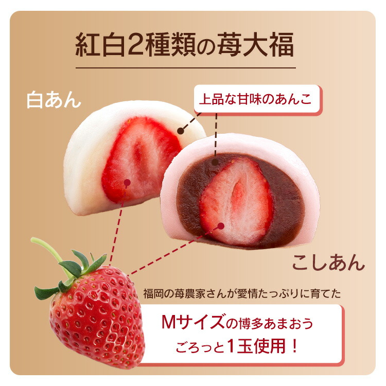 楽天市場】ごろっと苺大福 いちご大福 苺大福 8個 京都 養老軒 博多