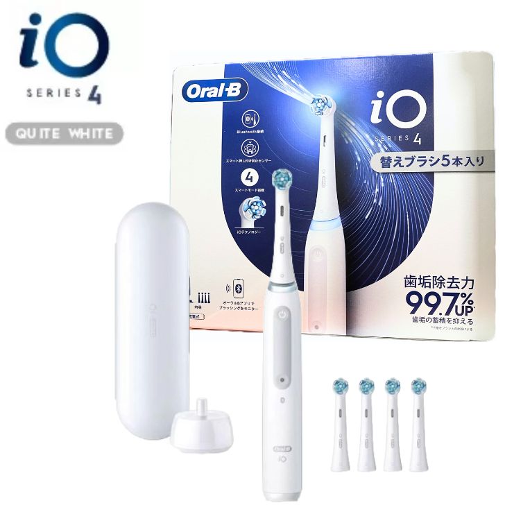 楽天市場】ブラウン オーラルB 電動歯ブラシ iO4 替えブラシ5本 充電器