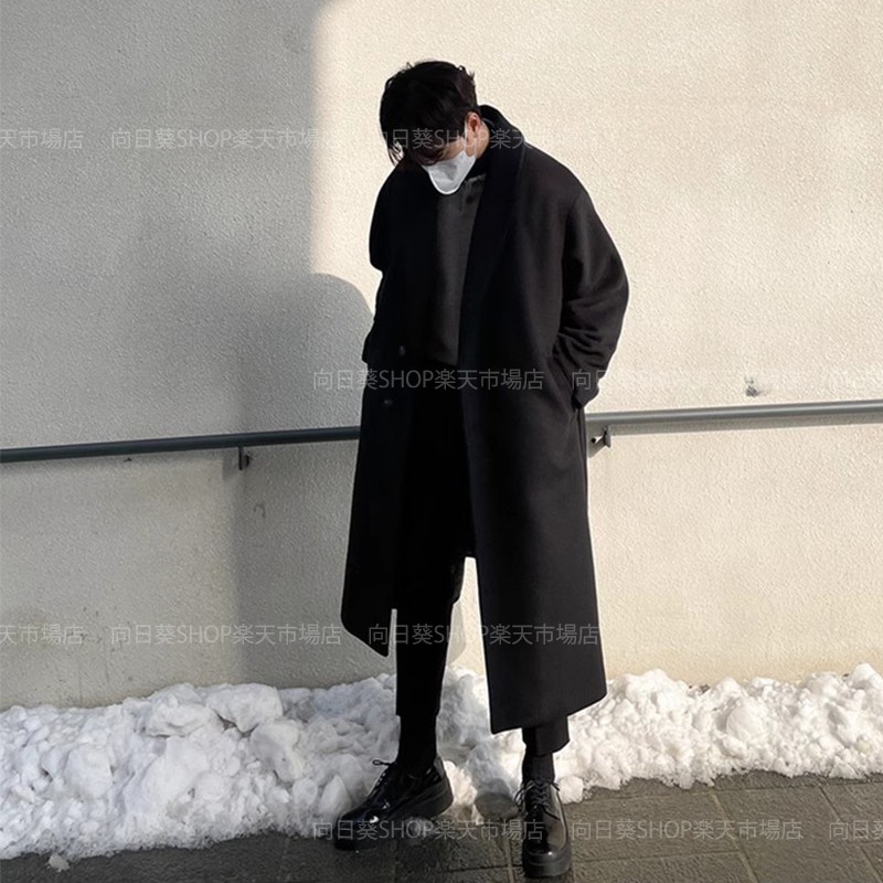 楽天市場】チェスターコート メンズ ロング丈 ファッション ラシャ