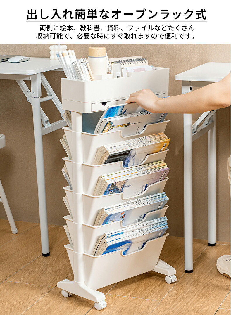 楽天市場】【P2倍+5％OFF】ファイルラック ブックシェルフ マガジン