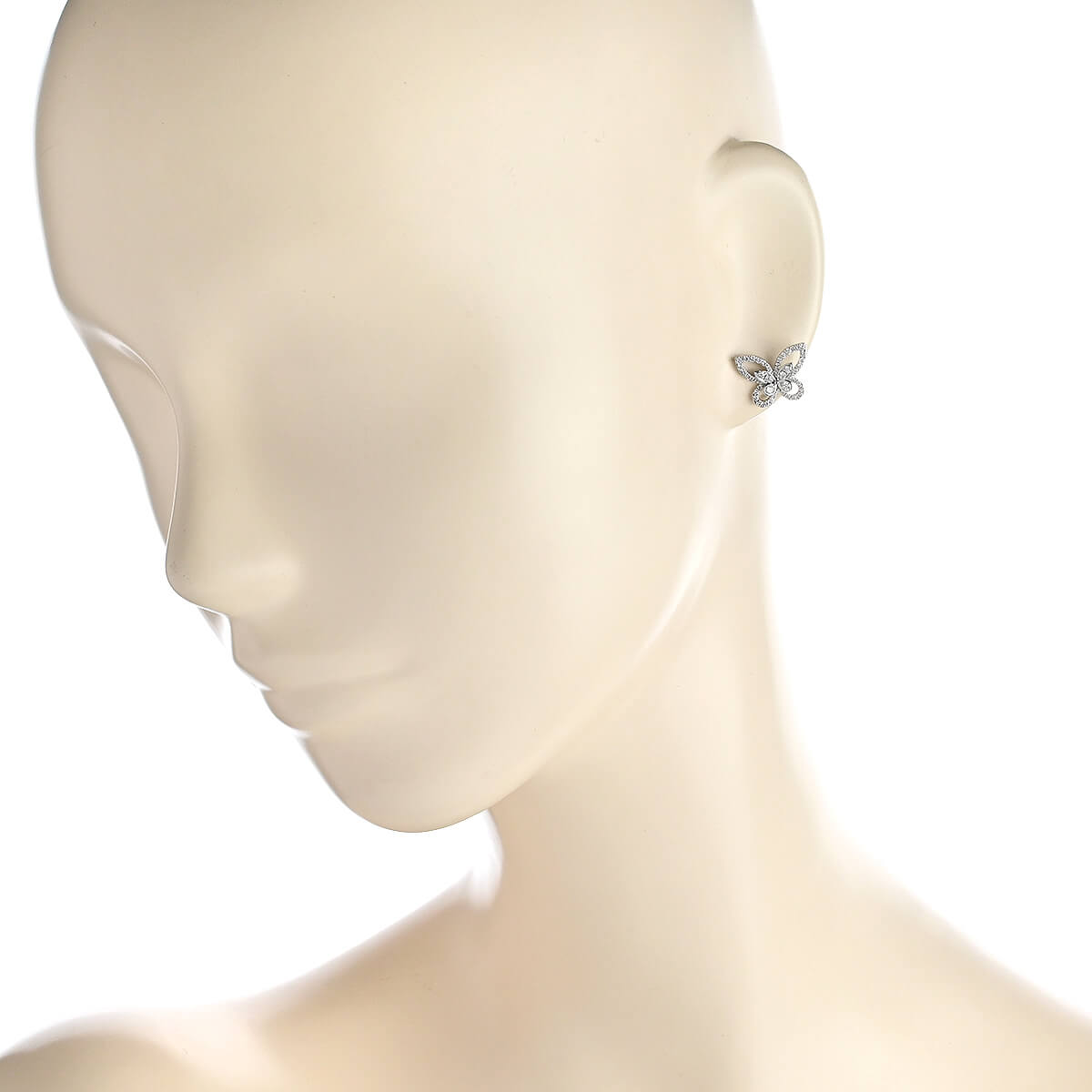 楽天市場】グラフ GRAFF バタフライ シルエット ダイヤ ピアス (ミニ