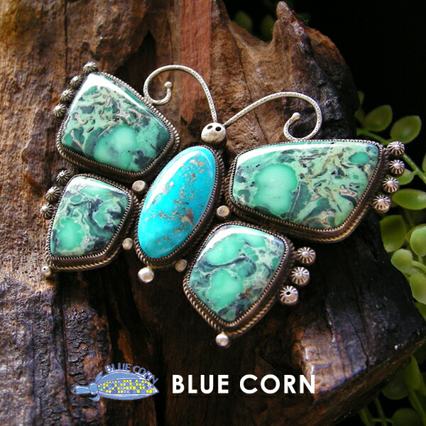 楽天市場】インディアンジュエリー ターコイズ 天然石 蝶 バタフライ