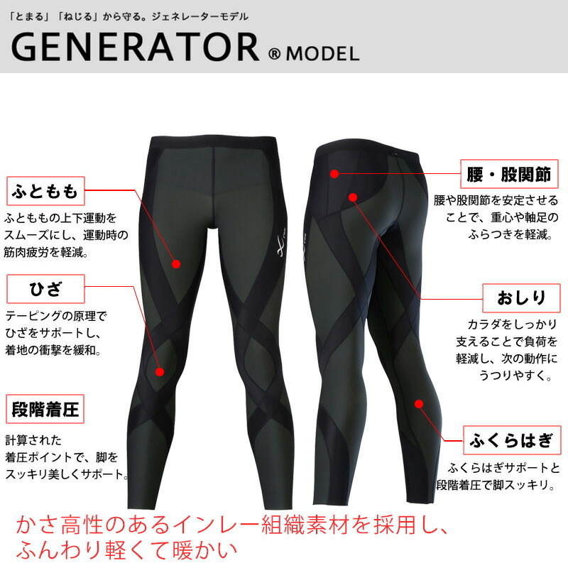楽天市場】25%OFF ワコール CW-X cwx メンズ ジェネレーターモデル