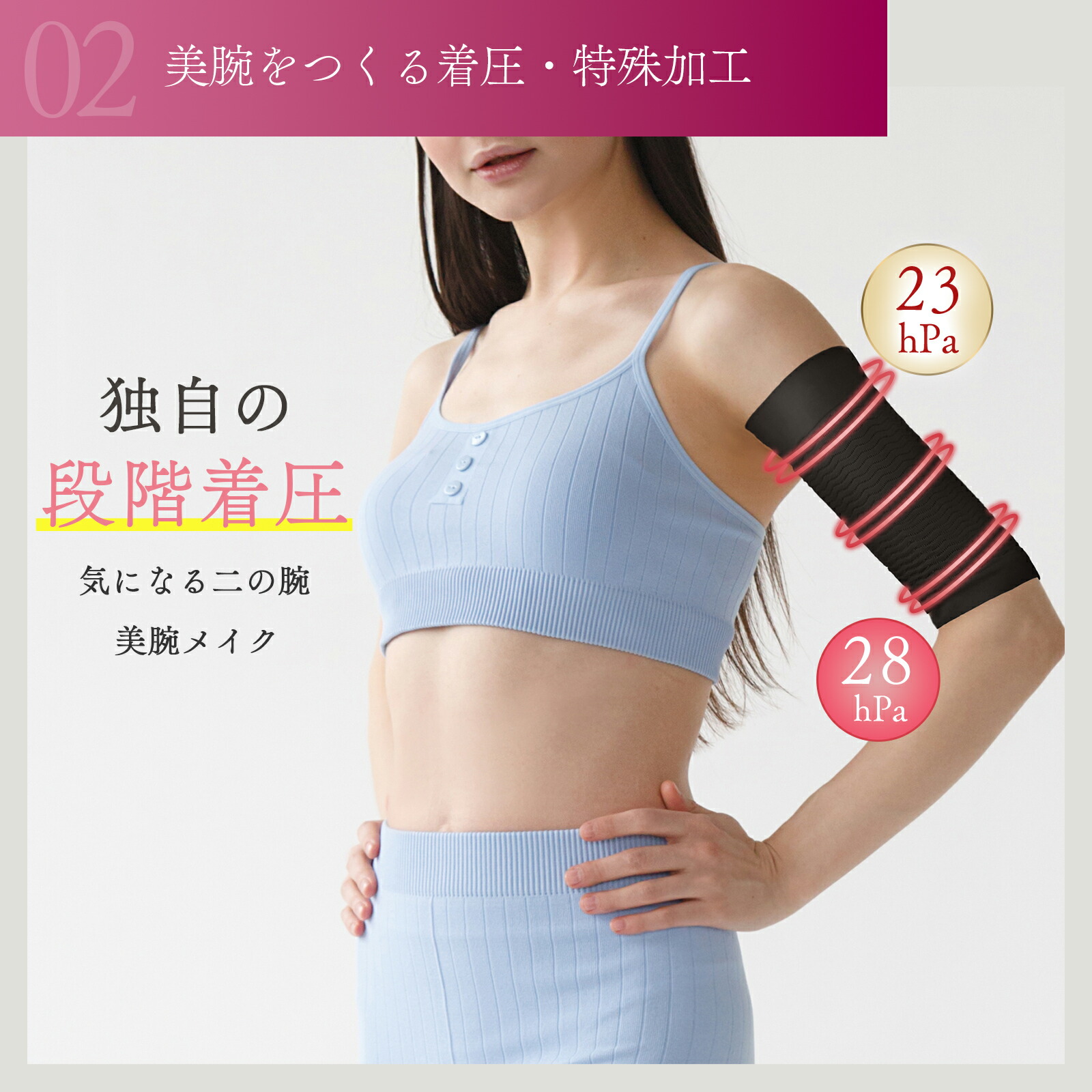 楽天市場】二の腕 着圧 二の腕シェイパー 二の腕 痩せ 引き締め