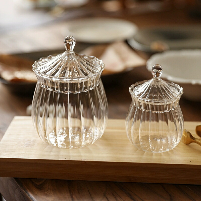 楽天市場】かわいい ガラス 小鉢 蓋付 砂糖入れ 調味料ポット 砂糖
