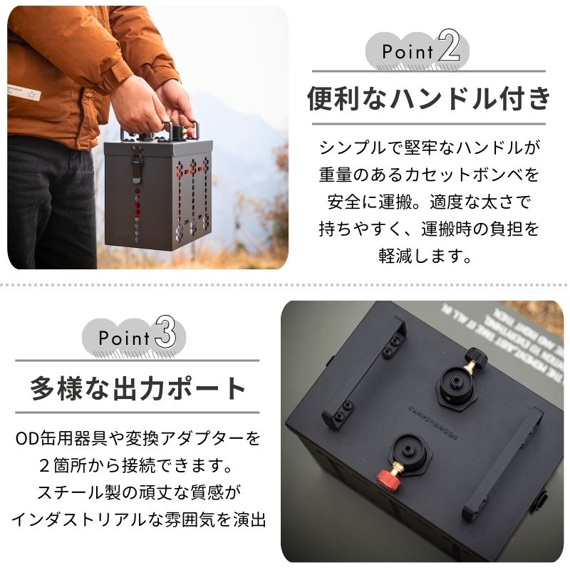 楽天市場】【マラソン☆最大800円OFF＋P2倍】キャンピングムーン CB缶