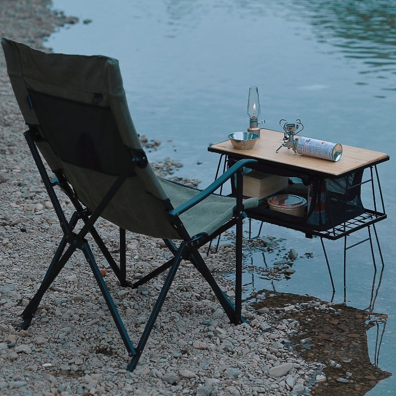 楽天市場】【公式】キャンピングムーン アウトドアチェア ハイバック