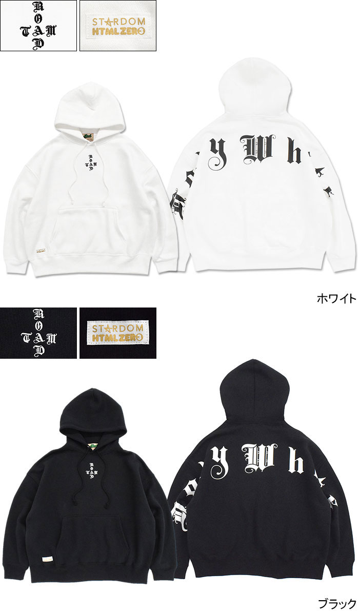 楽天市場】HTML ZERO3×STARDOM 中野たむ コラボ パーカー プルオーバー