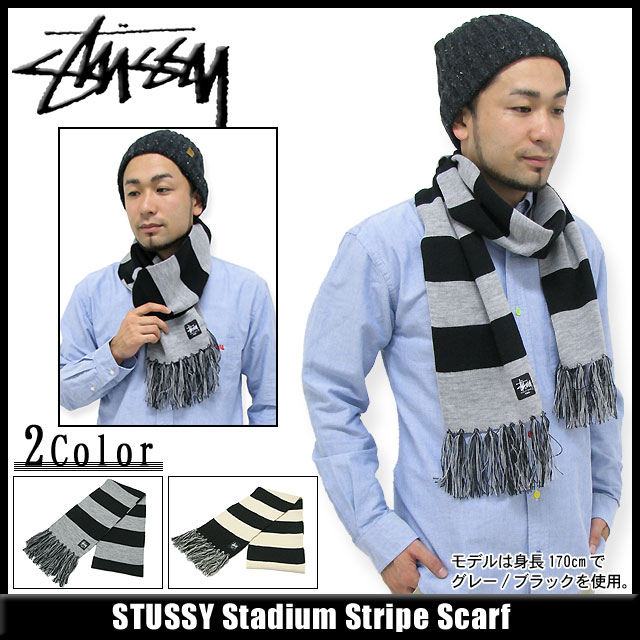 楽天市場】ステューシー STUSSY Stadium Stripe スカーフ(stussy scarf