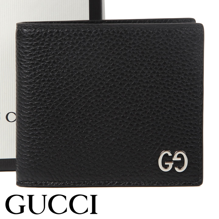 楽天市場】グッチ 財布 GUCCI 二つ折り財布 ドリアン メンズ ブラック