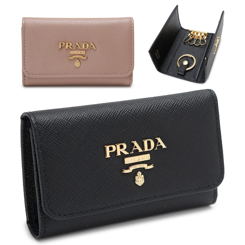 megane 未使用級✨PRADA キーケース 4連 サフィアーノ レザー 新品