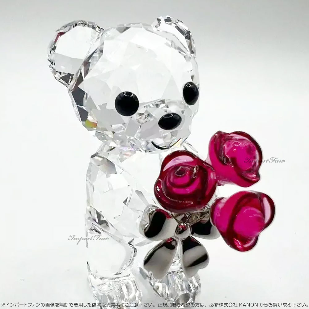 楽天市場】スワロフスキー クリスベア バラ 愛しています 1096731