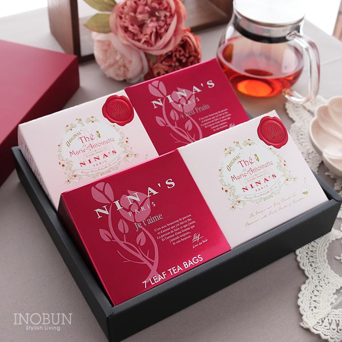 楽天市場】NINA'S ギフトセット 4箱入り ティーバッグ 28個分 個包装