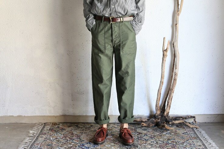 楽天市場】【orslow】 US ARMY FATIGUE PANTS Regular fit Button Fly