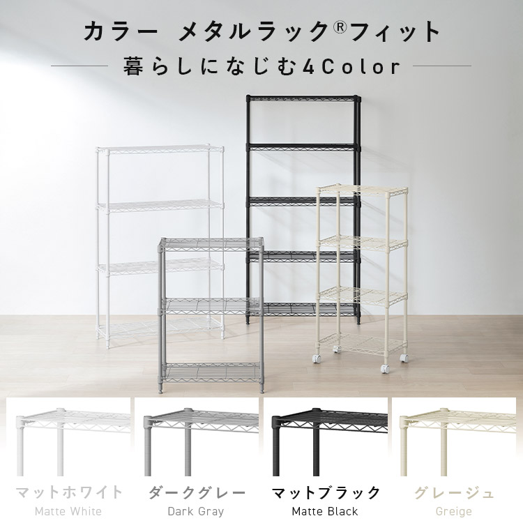 楽天市場】【公式】ラック スリム 5段 スチールラック 幅75 奥行30 黒