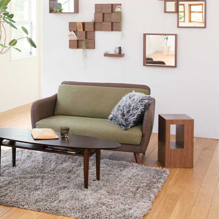 ナイトテーブル aif group design ブラウン トップ ナイトテーブル aif