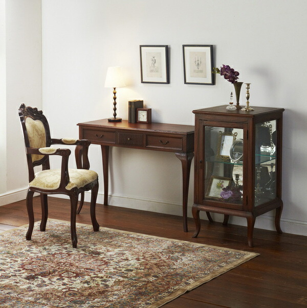 楽天市場】アンティーク調 猫足 コンソールテーブル 玄関 飾り棚 玄関