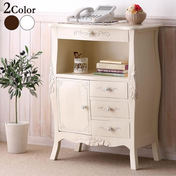 楽天市場】fax台 電話台 幅60 奥行35 高さ79cm fax置き台 クラシック