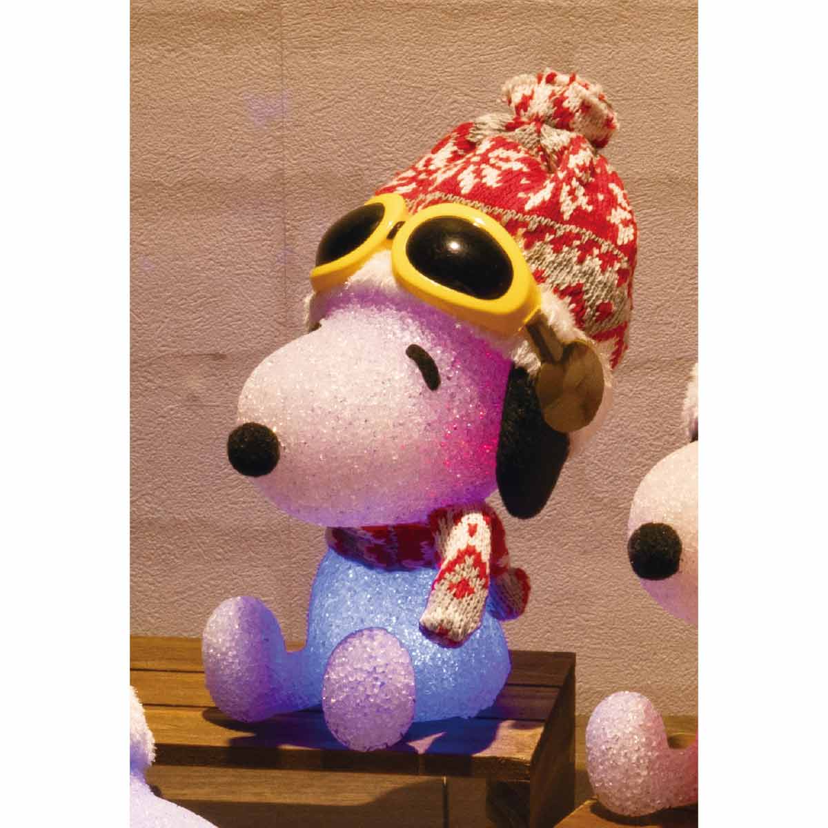 楽天市場】クリスマスライト スヌーピー ゴーグルレッド 1個送料無料