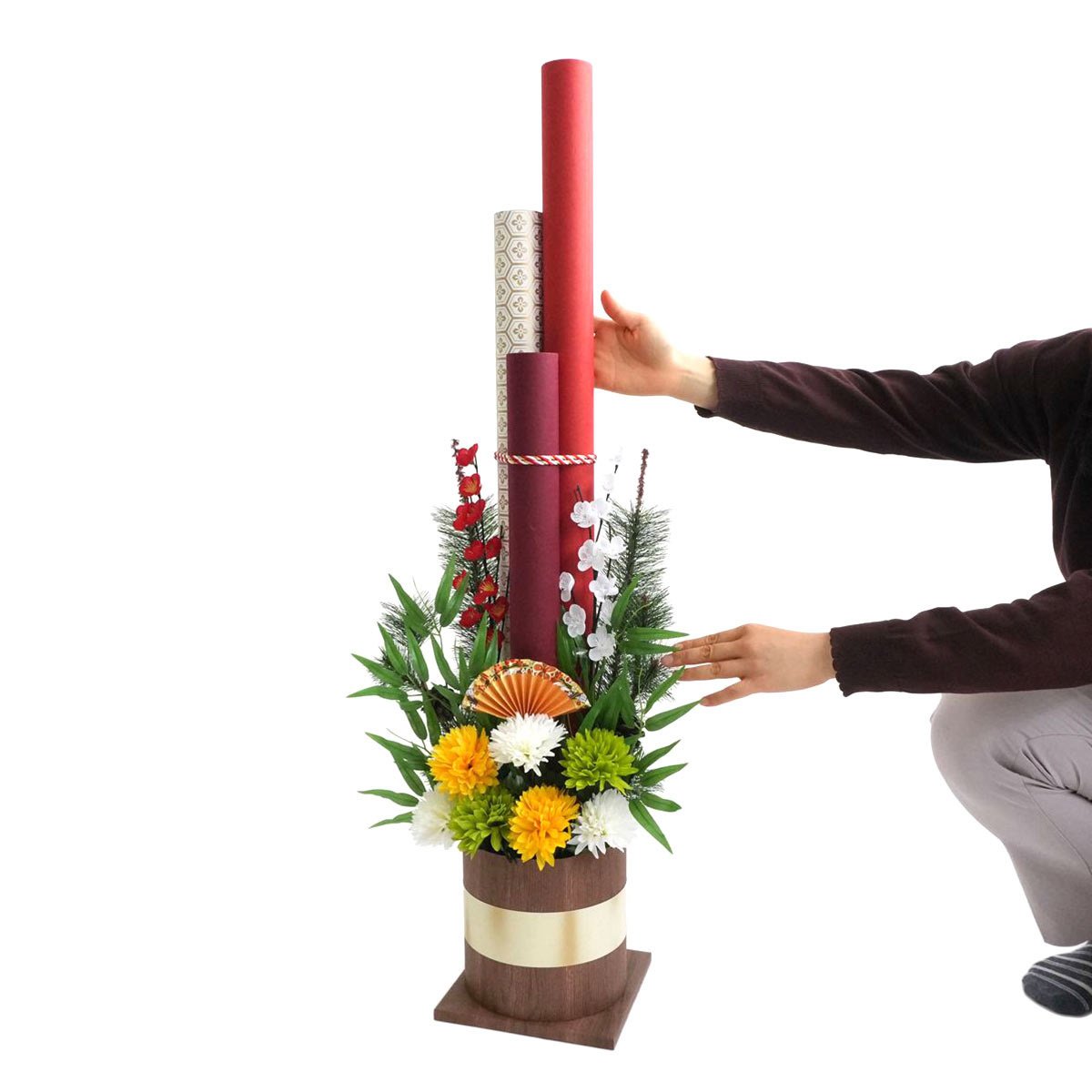 楽天市場】【10%OFFクーポン有り！2月19・20日限り】彩華門松アレンジ