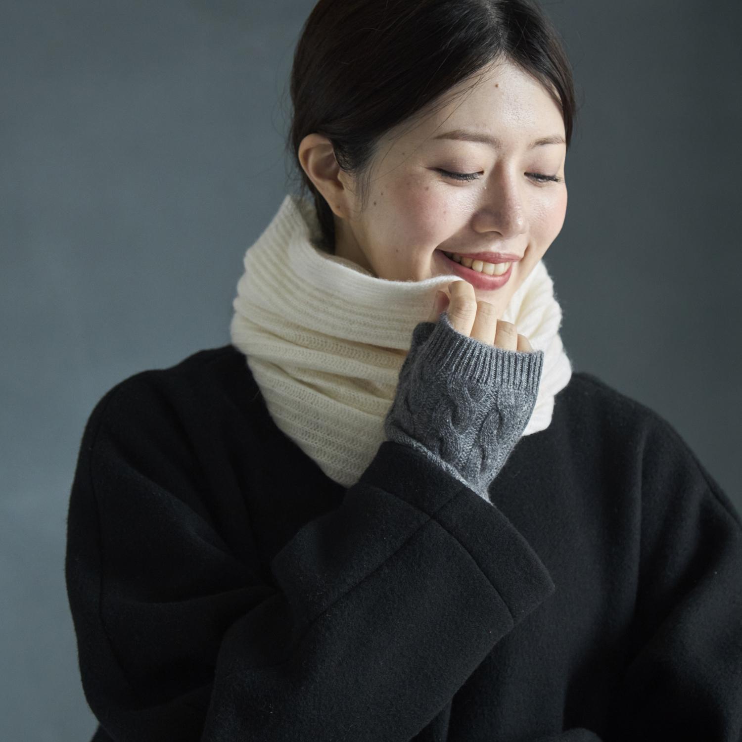 楽天市場】カシミヤ100% マフラー カシミヤ 100% ネックウォーマー