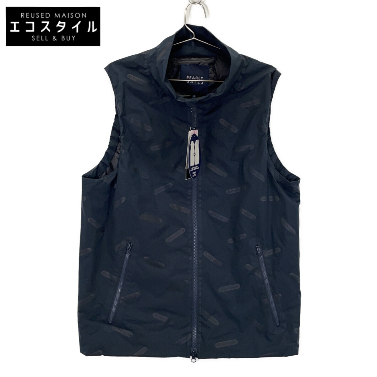 PEARLY GATES】エアダウン フルジップアップ ベスト PEARLY GATES