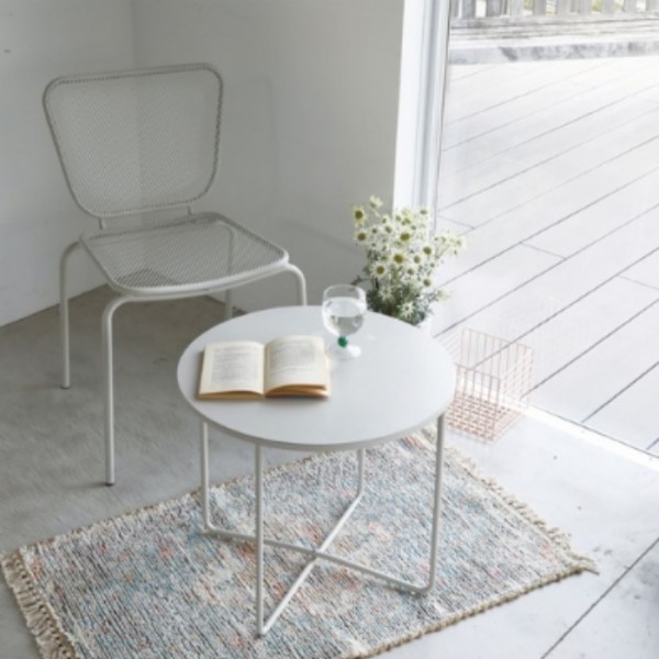 楽天市場】メッシュチェア ホワイト ガーデンチェア 屋外用 チェア 白