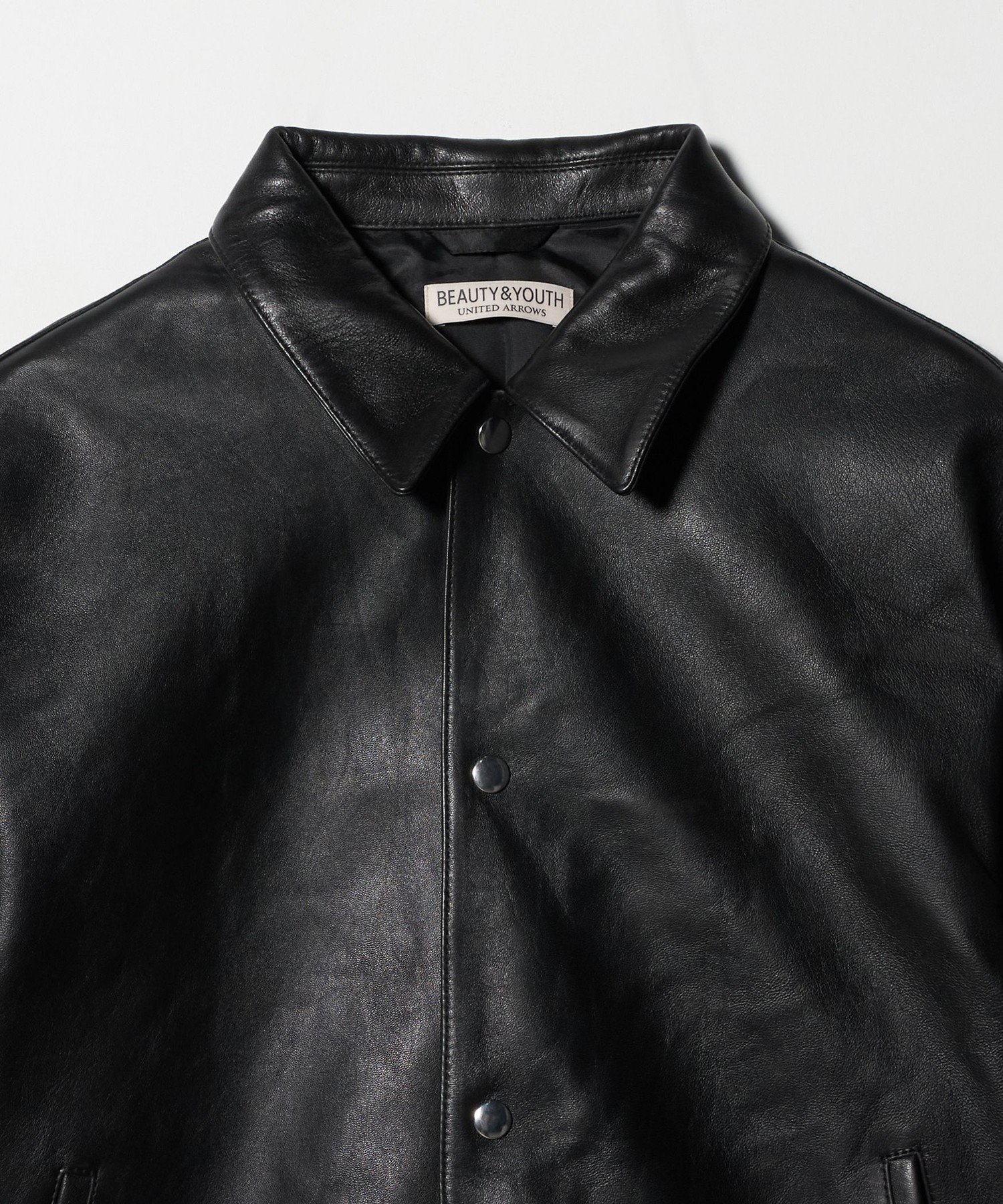 BEAUTY&YOUTH UNITED ARROWS｜セミベジタブル レザー トラッカー