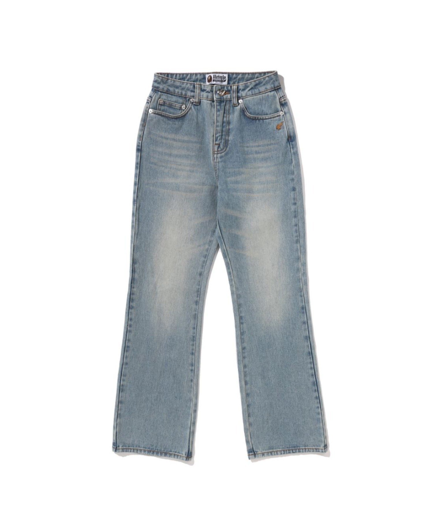 A BATHING APE｜A BATHING APE LOGO BOOTCUT DENIM PANTS | Rakuten