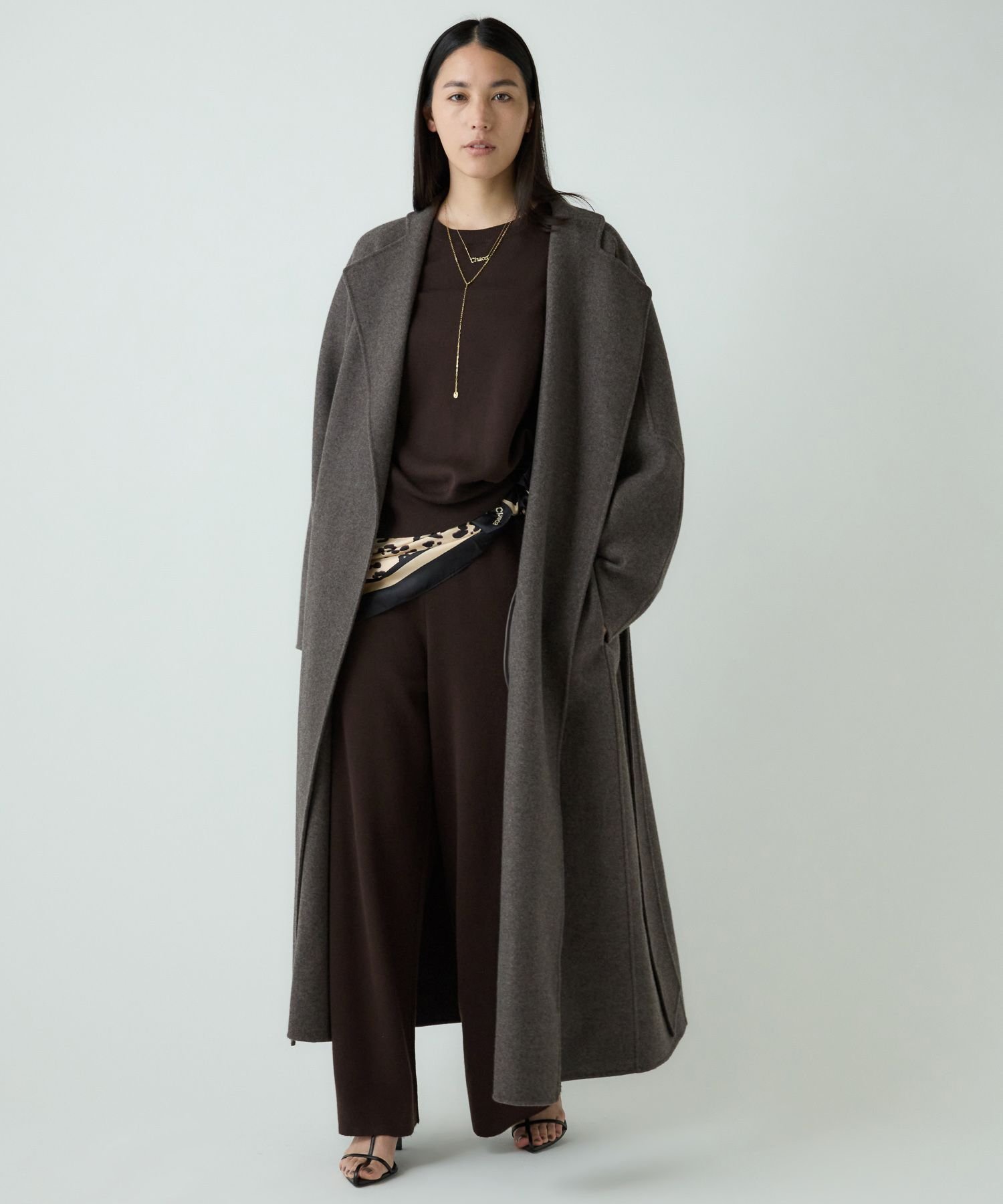 Chaos｜◇大草直子さん着用◇ アールスーペリアノーカラーロングコート