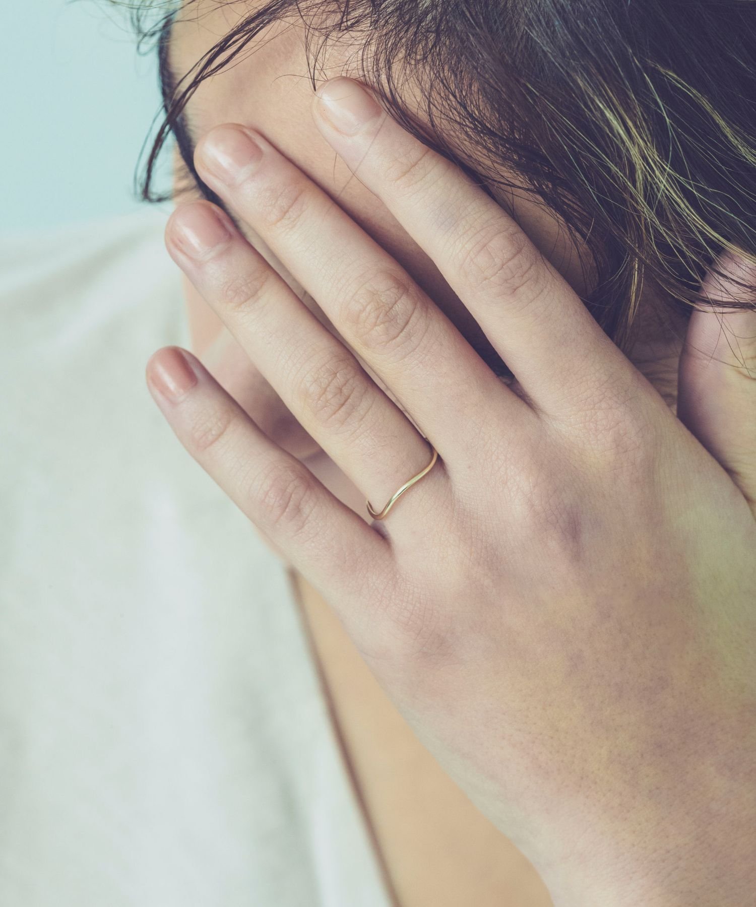 ete｜[レイヤード] K10YG ウェーヴ リング | Rakuten Fashion(楽天