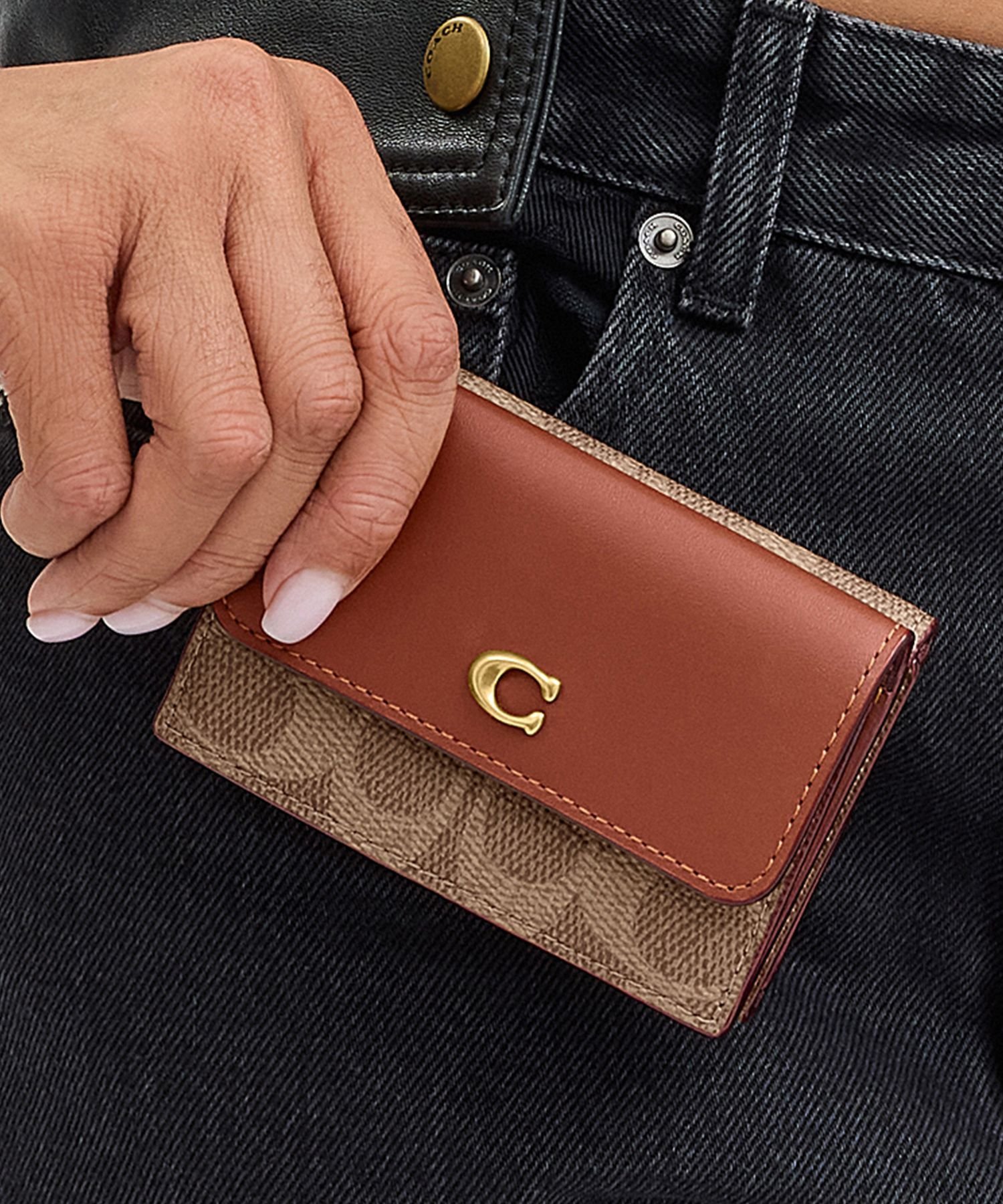 COACH｜【公式】ミニ トライフォールド ウォレット・シグネチャー