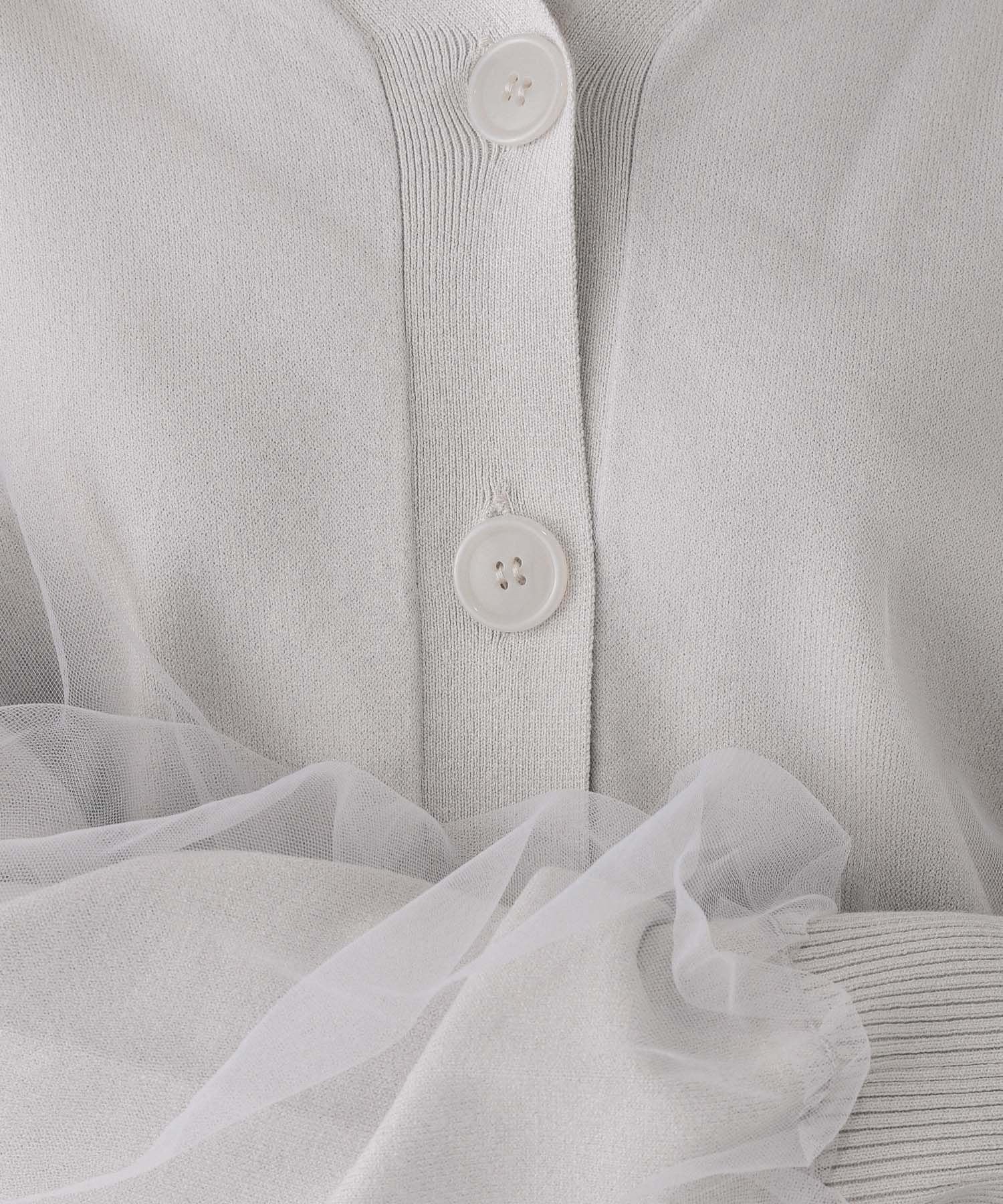 GLOBAL WORK｜チュールドッキングカーディガン長袖/253308 | Rakuten