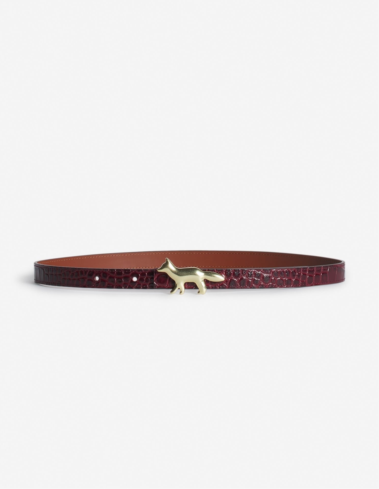 MAISON KITSUNE｜Maison Kitsune/(W)PROFILE FOX LEATHER BELT
