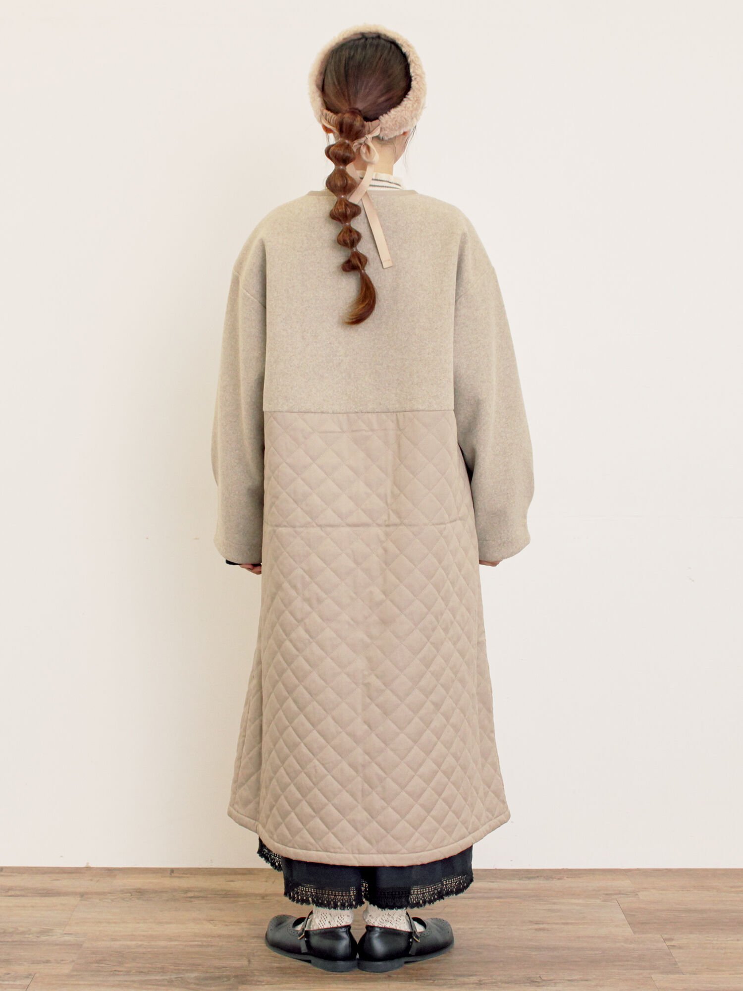 Samansa Mos2｜メルトン切替キルティングコート | Rakuten Fashion