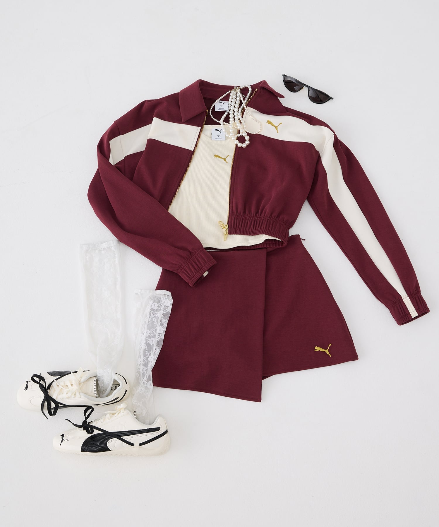 EIMY ISTOIRE｜PUMAトラックジャケット*スカショーパンSET | Rakuten