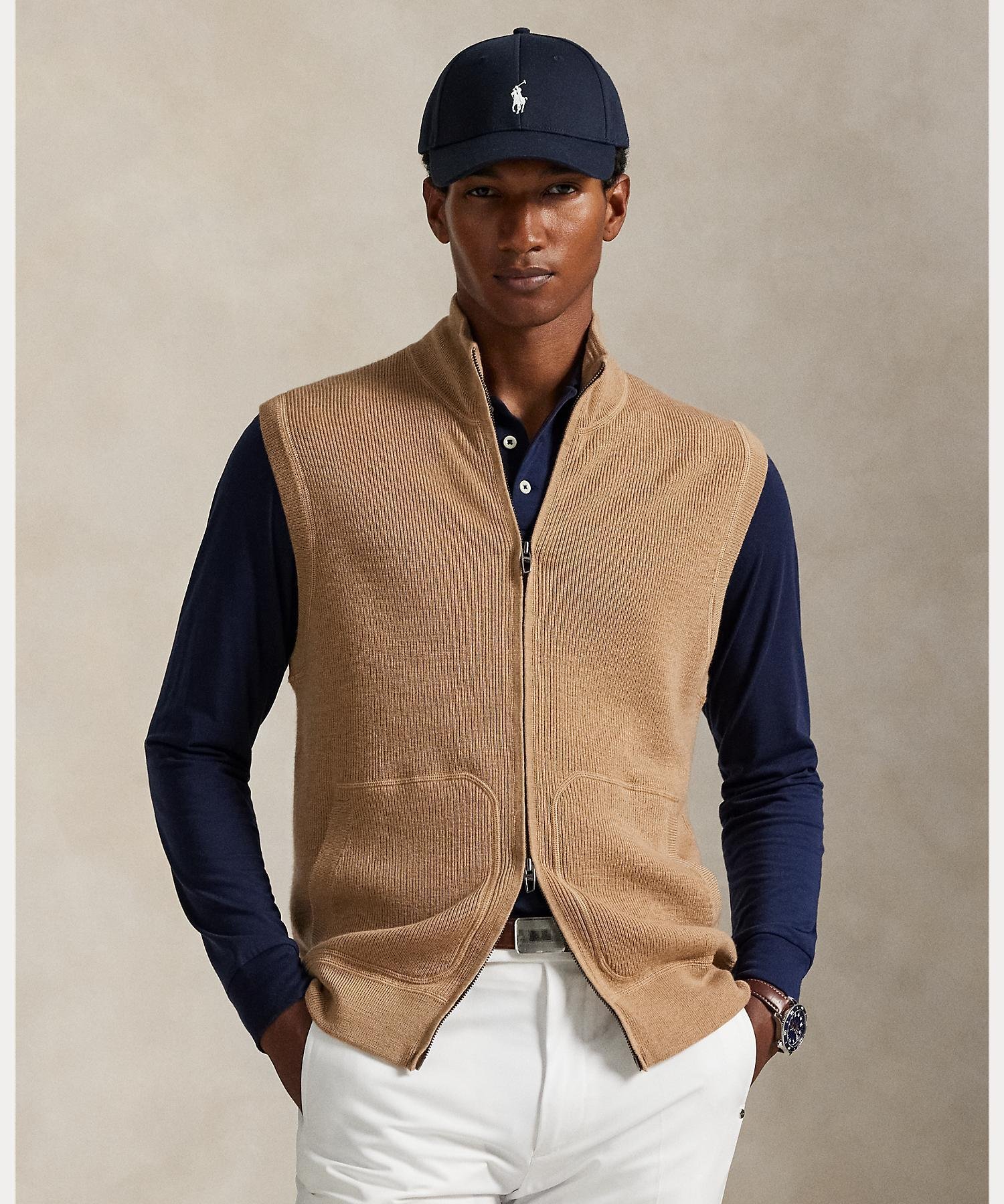 RALPH LAUREN｜(POLO GOLF)パフォーマンス フルジップ セーター ベスト