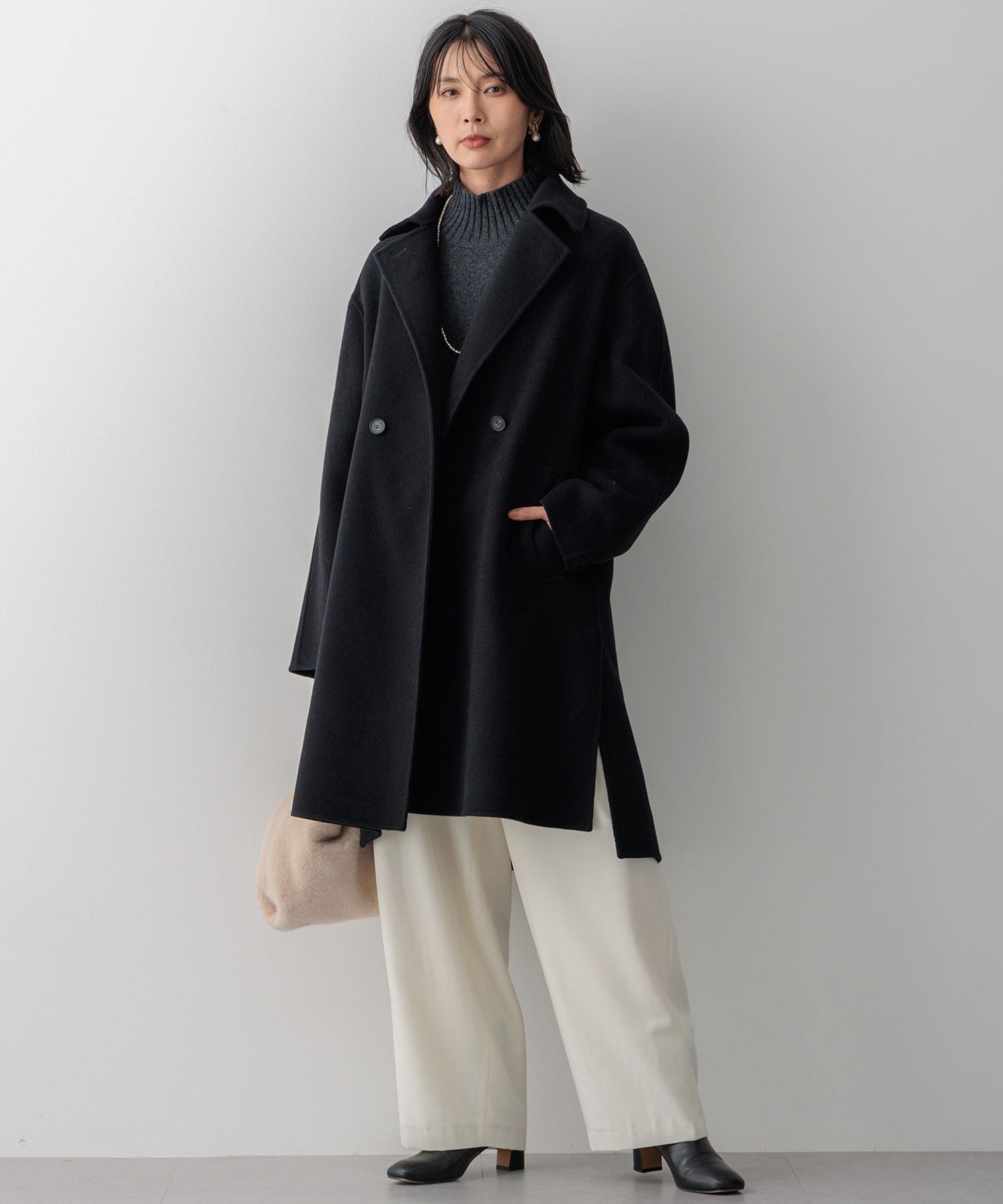 23区｜【滝沢眞規子さん着用/Oggi掲載】MANTECOPure リバーコート