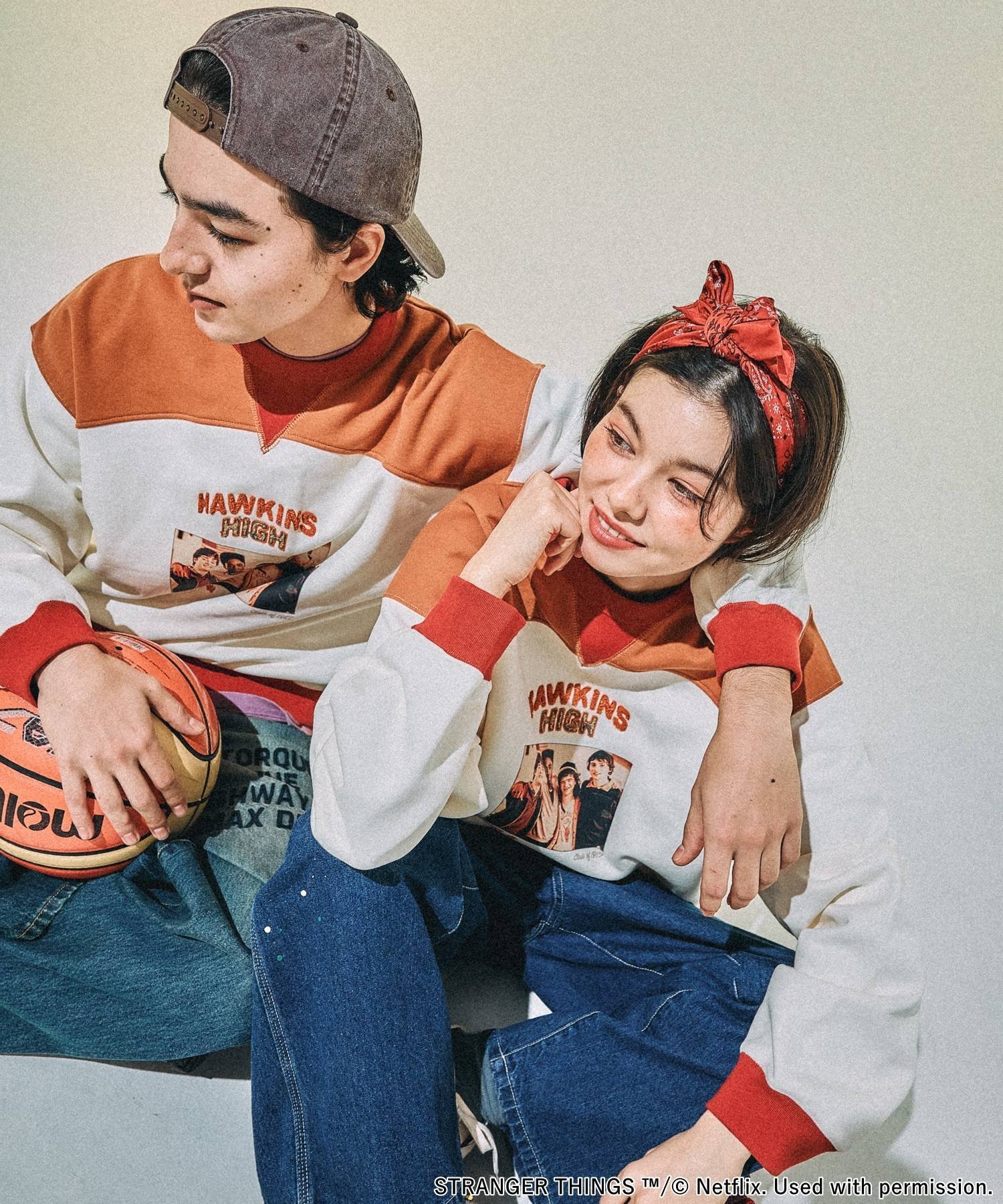 niko and ｜【STRANGER THINGS】コラボ配色スウェット | Rakuten